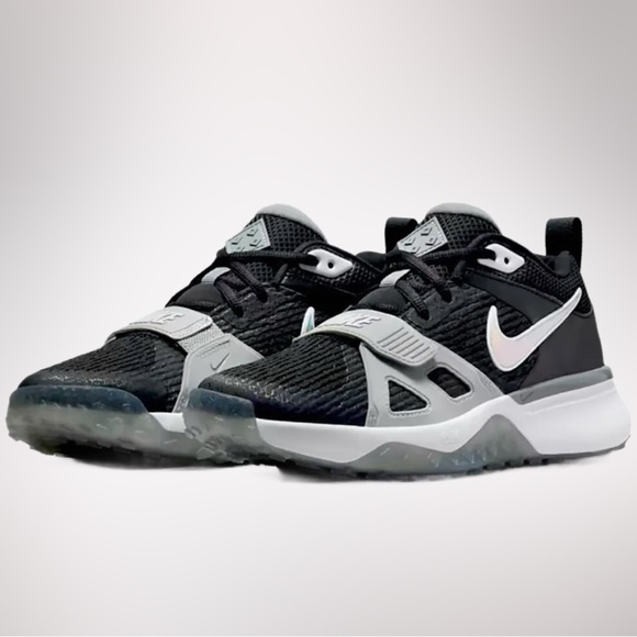 Nike Other - Nike Air Zoom Diamond Elite Turf Baseball Shoes Black Grey Men’s Sz 7 NEW